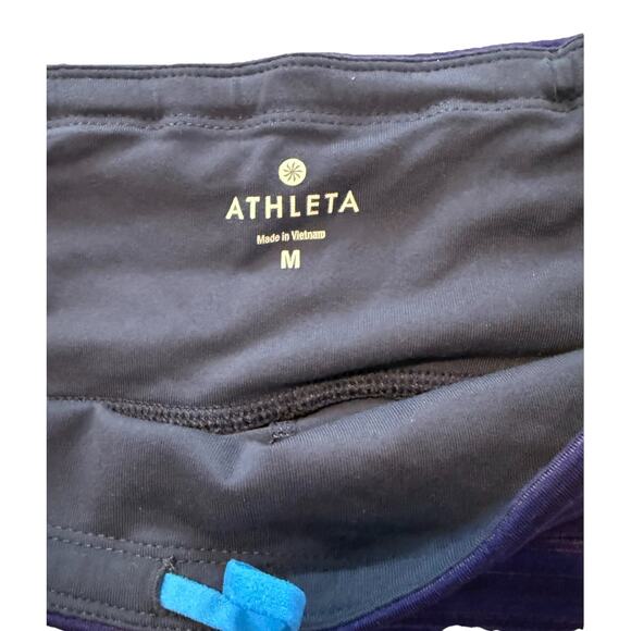 Athleta Relay Skort/Skirt Size Medium Purple Tennis Golf Athleisure Workout - Picture 8 of 9